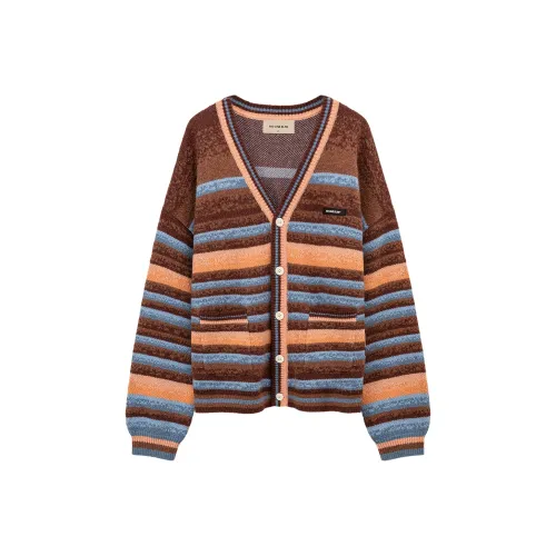 NO ONE ELSE Свитер Пальто Унисекс Коричневый