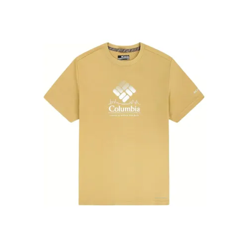 Columbia Transit T Рубашка Женская Желтая