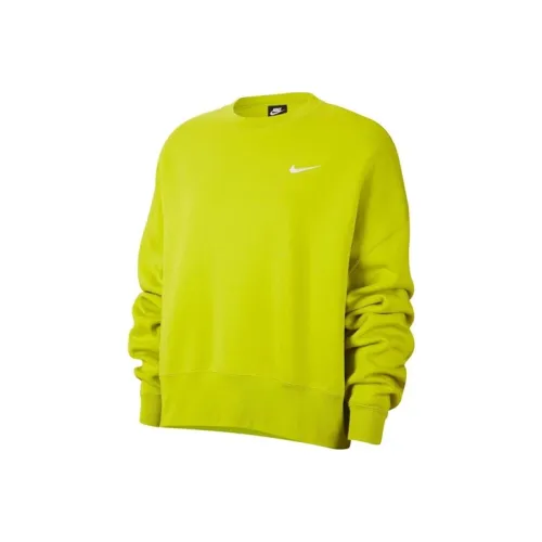 Свитшот Nike женский цвет горчичный