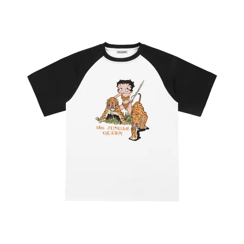 Betty Boop Короткий рукав T-рубашки унисекс