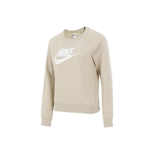 NIKE Sportswear Essentials series Хаки Женские Свитшоты