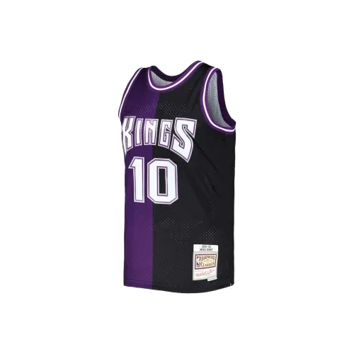 NBA x MITCHELL NESS Sacramento Kings Mike Bibby Баскетбольная Джерси Мужская Фиолетовая Черная
