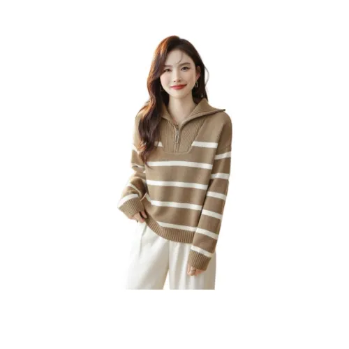 X MOOM Коричневые Женские Свитеры