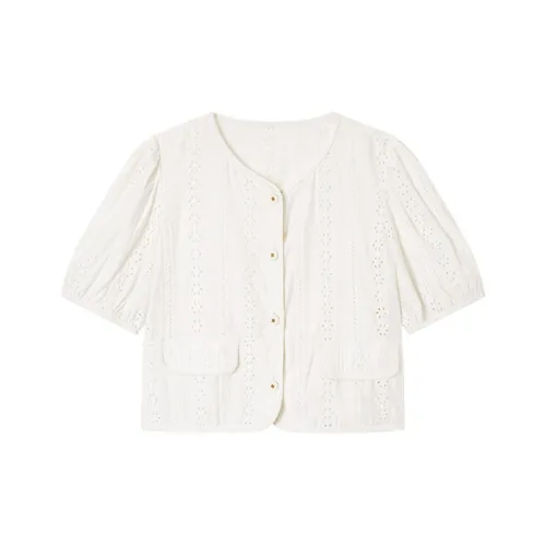 Pit Экрю Женские Рубашки