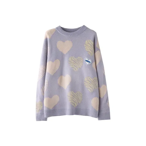 Tonlion Свитер Женский Фиолетовый Тон