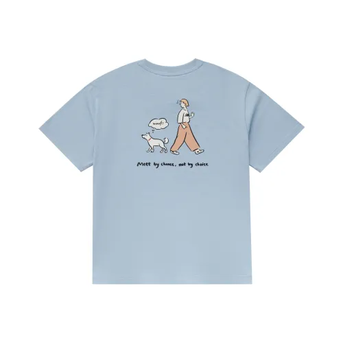 New Balance x PK LIANMINGKUAN SS23 T-Shirt Женская Светло-Синяя