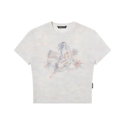 TGNS T-рубашка Женская Разноцветные точки Фотиния Белый