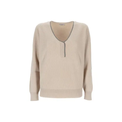 BRUNELLO CUCINELLI Свитер Женский Хаки