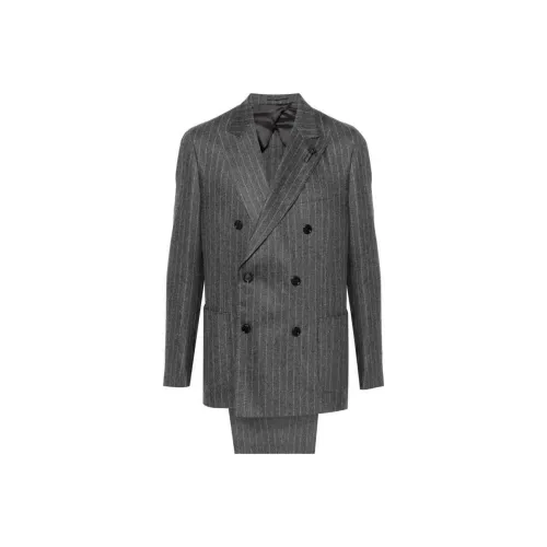 LARDINI Бизнес-костюм мужской серый