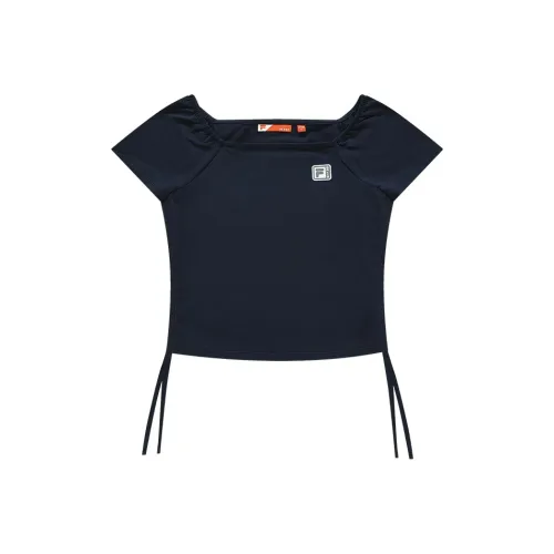 FILA FUSION Черные Женские Футболки