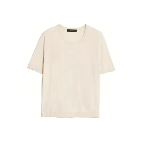 MaxMara Weekend Series Стандартная Рубашка T Женская Айвори Белый