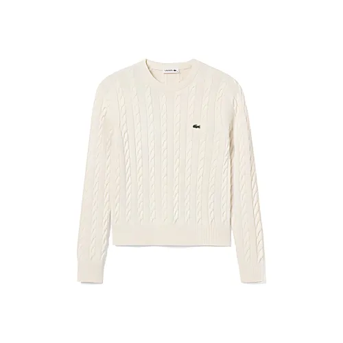 LACOSTE Экрю Женские Свитеры