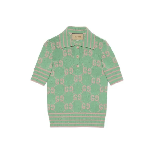 GUCCI Светло-зеленое Женское Поло