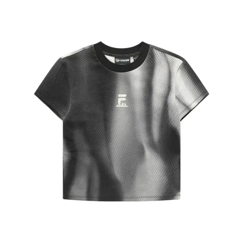 FILA FUSION Комплект с короткими рукавами футболка женский черный