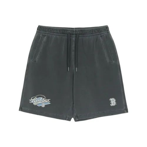 Шорты MLB Base Logo Casual Унисекс Угольный Серый