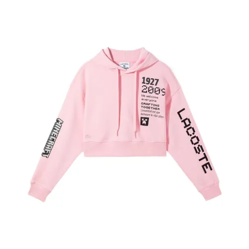 LACOSTE Розовые Женские Свитшоты