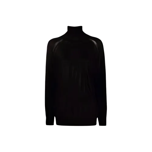 Ann Demeulemeester Черные Женские Кашемировые Свитеры