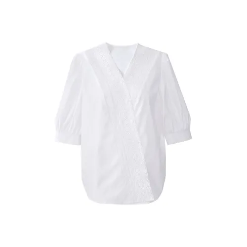 YALIDA Белый K0 Женские Рубашки