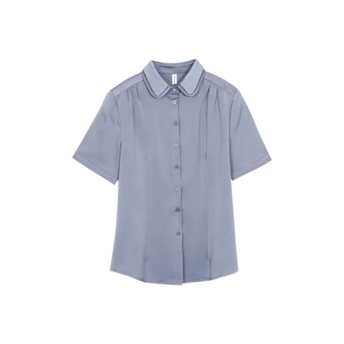 Lucybaily Рубашка Женская Морской Синий