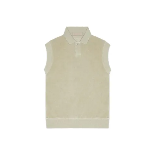 Fear of God Essentials SS22 Серо-зеленое Женское Поло