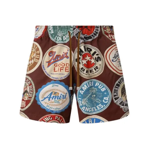 AMIRI Early Spring Collection SS25 Повседневные шорты Мужской Шоколад