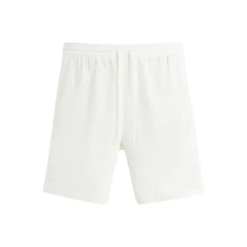 ZARA Белые Мужские Повседневные Шорты