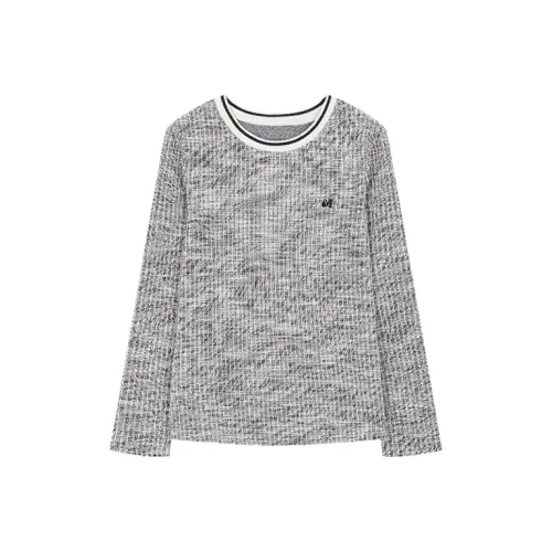 Mo Han Yi Mei T Рубашка Женская Черная Белая