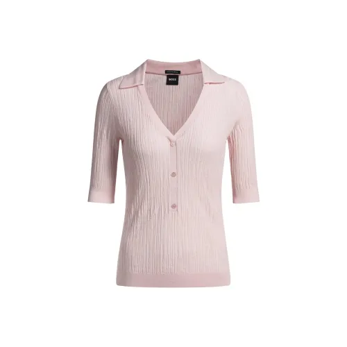 HUGO BOSS Розовые Женские Свитеры