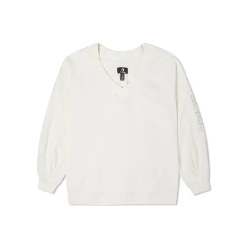 Конверс Толстовка Женская Белая