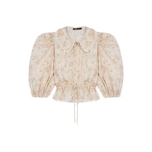 Maje Розовые Женские Рубашки