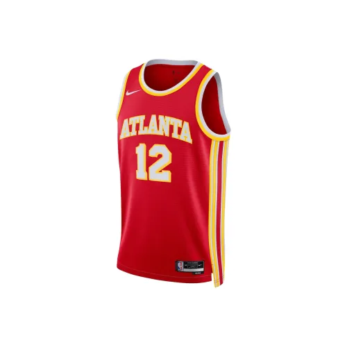 NBA x Nike Баскетбольная Джерси Atlanta Hawks Унисекс Красный