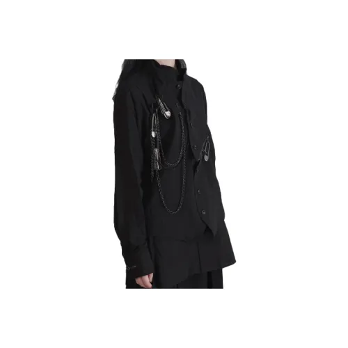 Yohji Yamamoto Черные Женские Рубашки