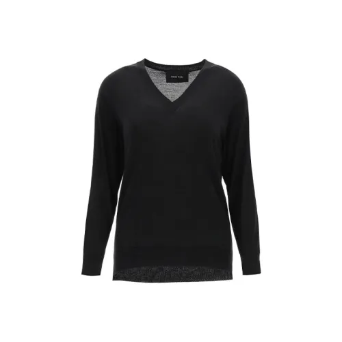SIMONE ROCHA SS21 Slim Fit Sweater Women's Black