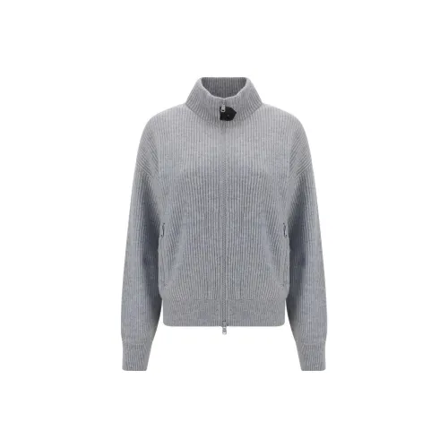 Brunello Cucinelli Серый Женские Кашемировые Свитеры