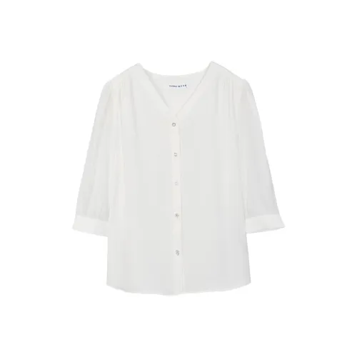 Lucybaily Белые Женские Рубашки