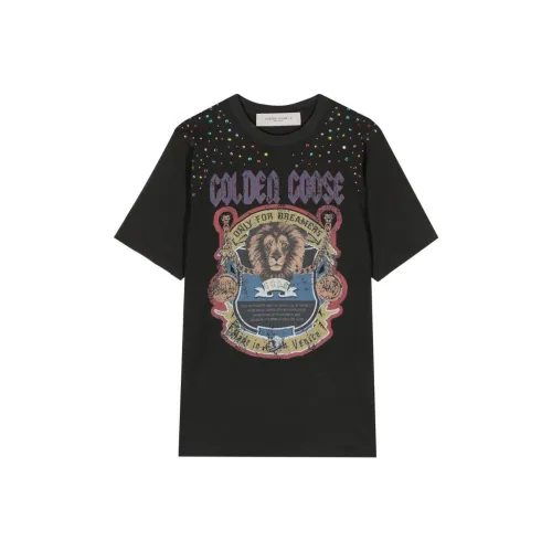 Golden Goose Темно-серые Женские Футболки