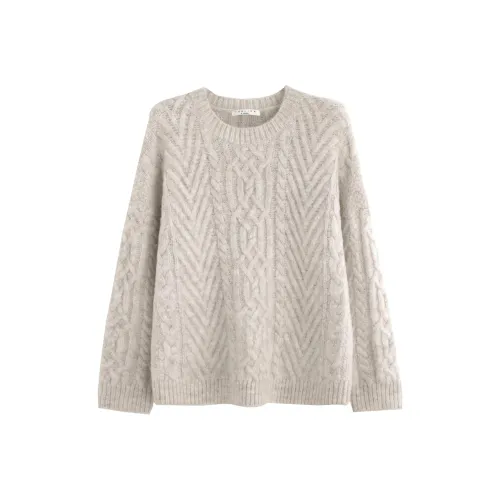 Tonlion Свитер Женский Бежевый Фотиния Серый