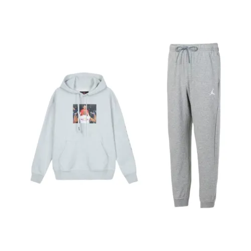 Jordan Brand×UNDEFEATED Комплект Свитшот Мужской Серый