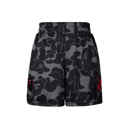 Adidas x BAPE Dame 9 FW24 Баскетбольные шорты Мужские Угольный серый