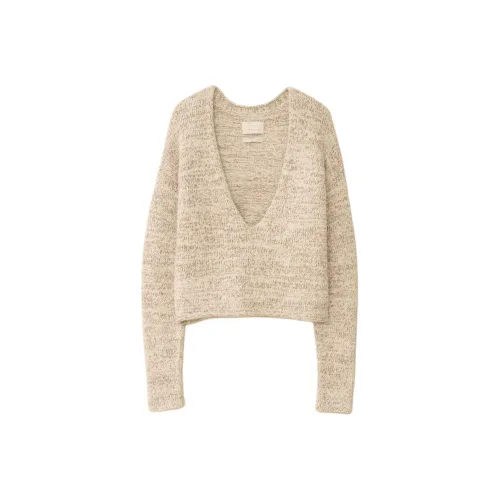 Lauren Manoogian MARL V-Neck Свитер Женский MARL Фотиния Серый