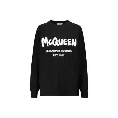 Alexander McQueen Черные Женские Свитшоты