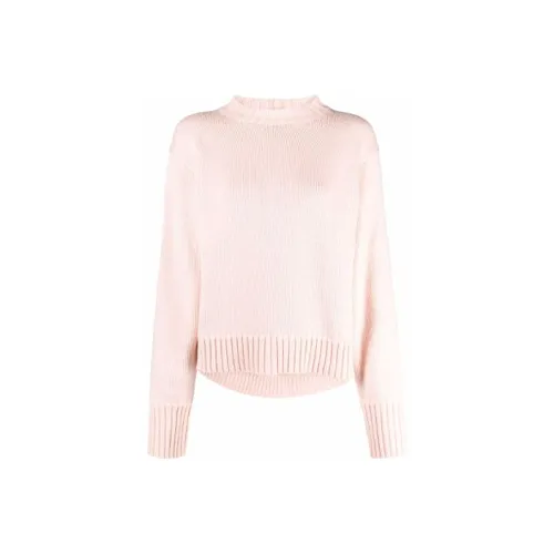 JIL SANDER Розовые Женские Кашемировые Свитеры