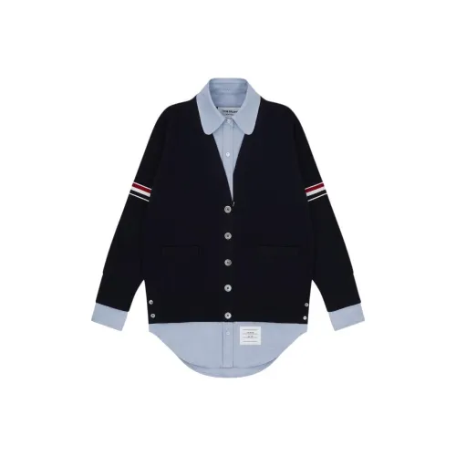 THOM BROWNE· FW22 Трикотаж Женский Морской Синий