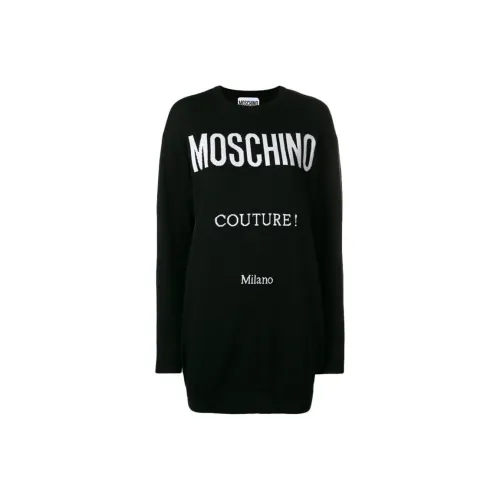 MOSCHINO Черные Женские Свитшоты