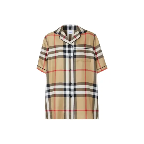 Burberry SS22 Рубашка Женская Бежевая