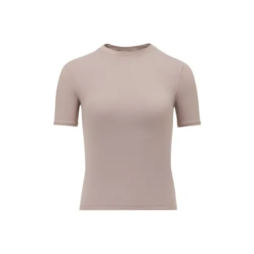 Victoria's Secret Стандартная футболка женская цвет сухая розовая коричневый