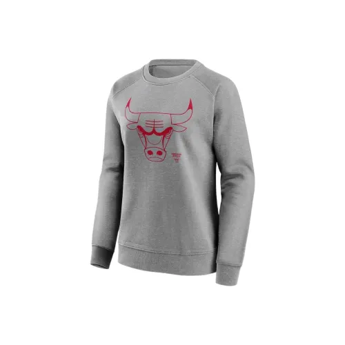 NBA Chicago Bulls Fanatics MONO Толстовка Женская Серого цвета