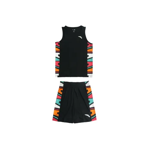 Anta Баскетбольный костюм мужской основной черный