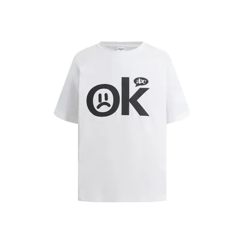 HEYABC Белая укороченная рубашка с короткими рукавами, женские футболки