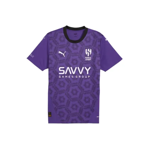 PUMA Replica Al Hilal Saudi F.C. Третье Реплика Джерси Мужской Футбол Джерси Фиолетовый